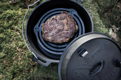  Petromax Feuertopf Ft4.5-t - Dutch Oven - Gusstopf - Mit Planem Boden - 3,5L - 2-5 Personen