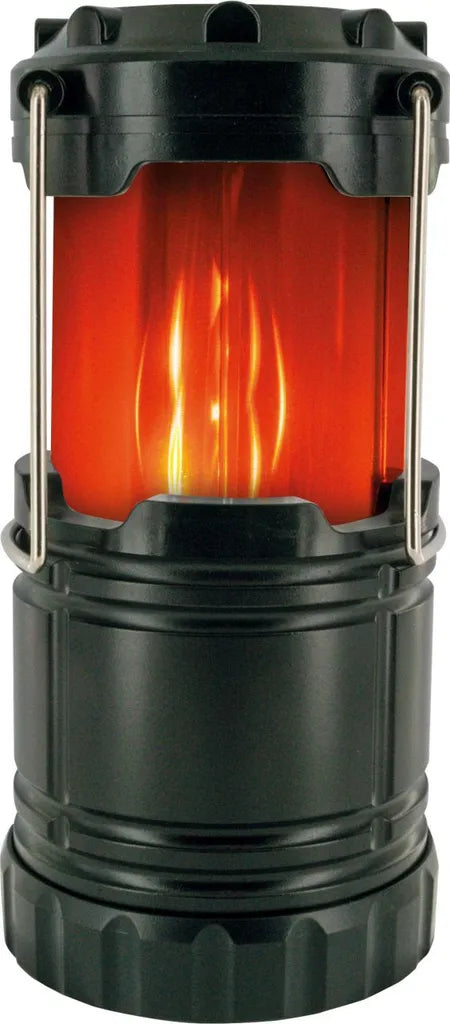  SCHWAIGER -CALED1 533- LED Campingleuchte Mit Lagerfeuer Effekt, Schwarz