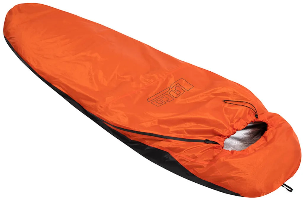  LACD - Robuster, Atmungsaktiver 1 Personen Leicht Biwaksack - Wärmereflektion, Orange
