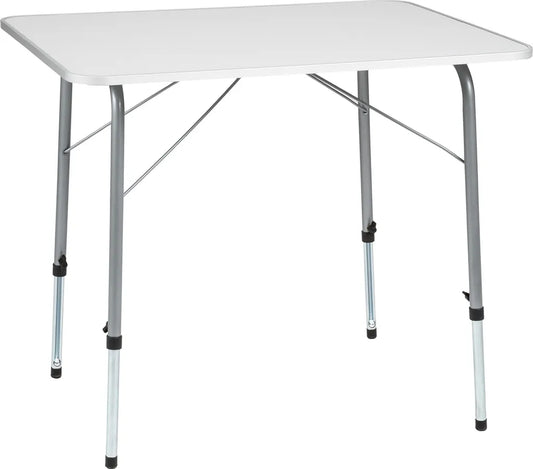  Tectake Camping Klapptisch Höhenverstellbar 80x60x68cm - Grau