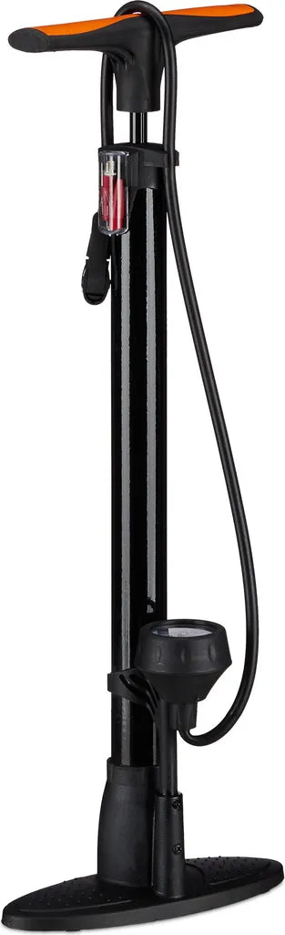  Relaxdays Standpumpe Mit Manometer