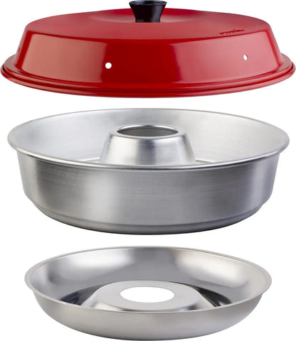  OMNIA Backofen Back-Kit 5teilig (Silikonform, Aufbackgitter, Tasche, Topflappen)