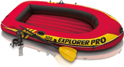  INTEX Explorer Pro 300 Set Aufblasbares Boot Mit Ruder Und Pumpe 58358NP