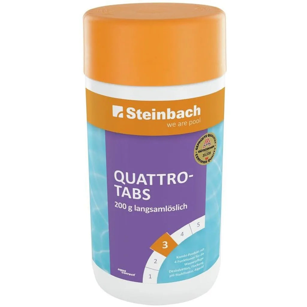  Steinbach Poolpflege Quattrotabs Tabs 5 Kg Tabletten Langsamlöslich