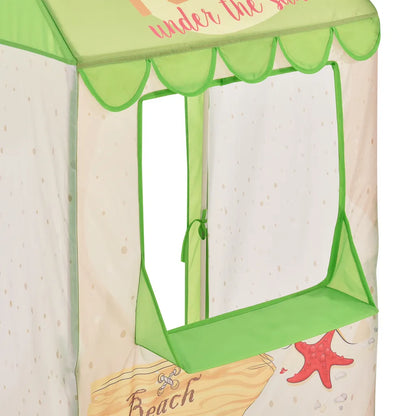  Spielzelt "Strandbude“ Kinderzelt Babyzelt Spielhaus Zelt Mit Motiv [casa.pro]