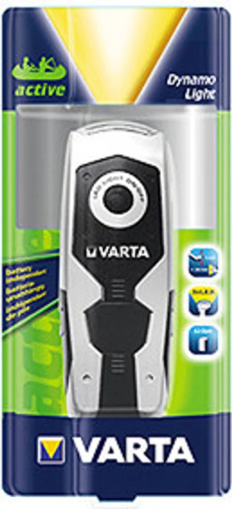  VARTA Taschenlampe "Dynamo Light LED" Spritzwassergeschützt