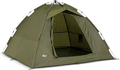  Lucx® Bivvy Angelzelt Karpfenzelt Ruck Zuck Zelt, 1 - 2 Mann Pop-Up Zelt