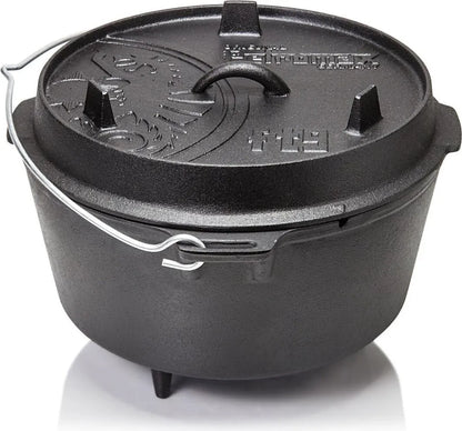  Petromax Feuertopf Ft9 Dutch Oven (mit Füßen) Set M. Deckelheber U. Pflegepaste