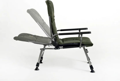  Carp Angelstuhl Campingstuhl F5R ST/P Stuhl Deluxe Karpfen Angler Campingstuhl Mit Extra Höhe Und Tisch Angelrutenhalter