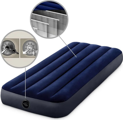  Intex Luftbett 191x76x25 Cm Blau Gästebett Luftmatratze