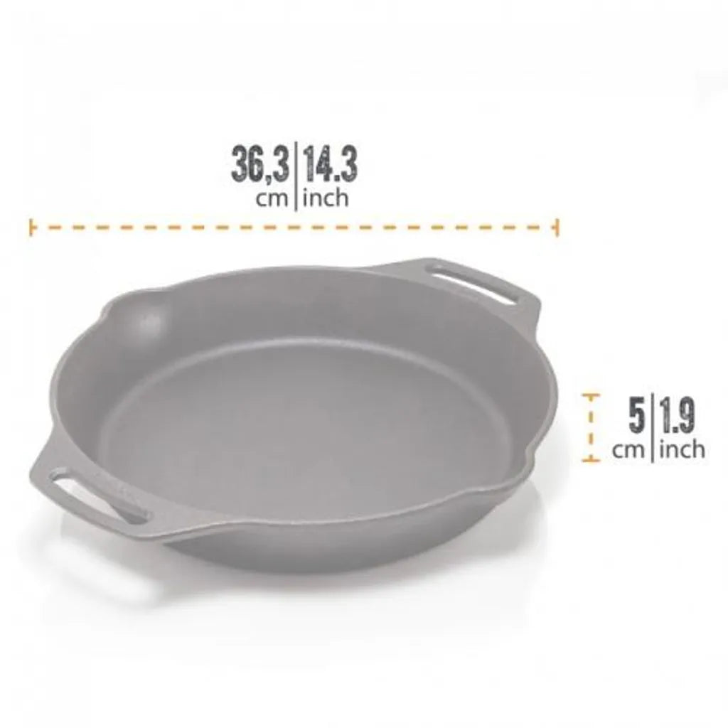  Petromax Feuerpfanne Fp30h-t Mit Henkeln Aus Gusseisen, Ø 30 Cm; Fp30h-t