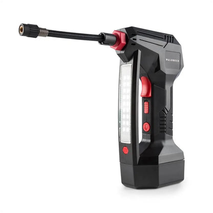  AirBuddy Akku-Luftpumpe 120 W LED-Licht 1500 MAh Akku Schwarz / Rot