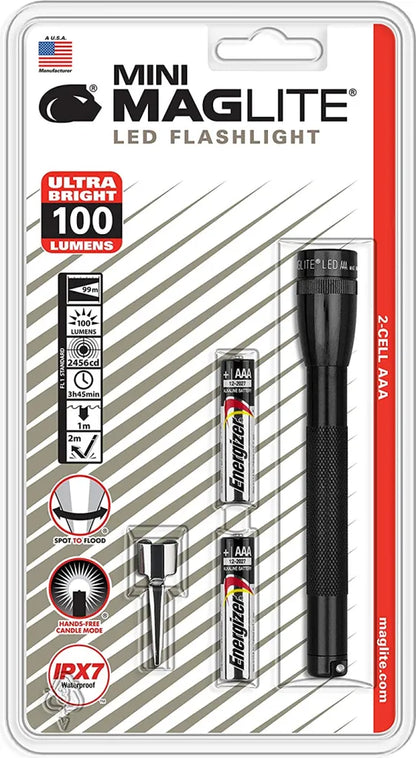  Maglite® Mini LED 2 AAA - Die Kleine Taschenlampe Für Den Täglichen Einsatz