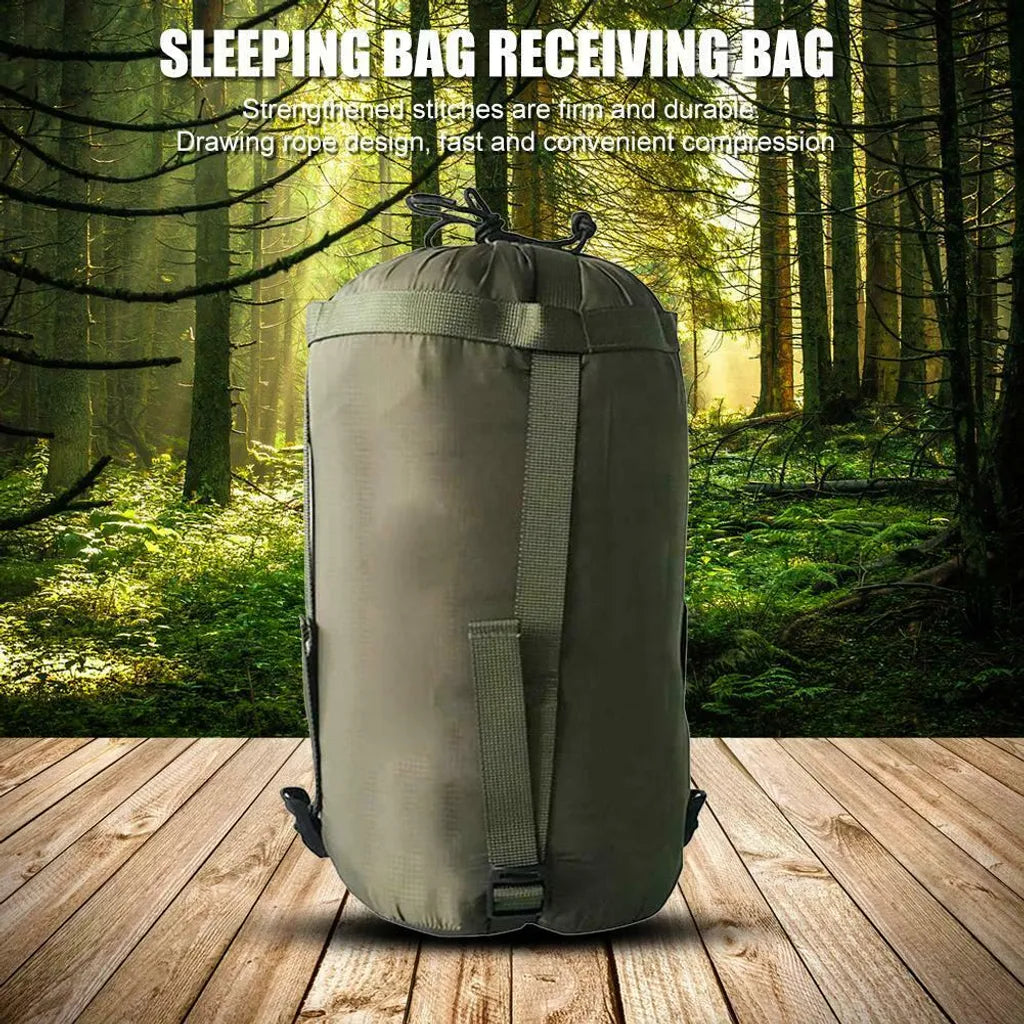  Melario Outdoor Deckenschlafsack Mumienschlafsack Schlafsack Winter Camping Zelt Grün