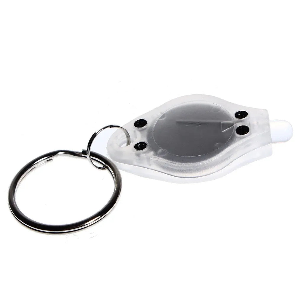  Wortek LED Mini Taschenlampe Schlüsselanhänger Weiß