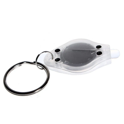  Wortek LED Mini Taschenlampe Schlüsselanhänger Weiß