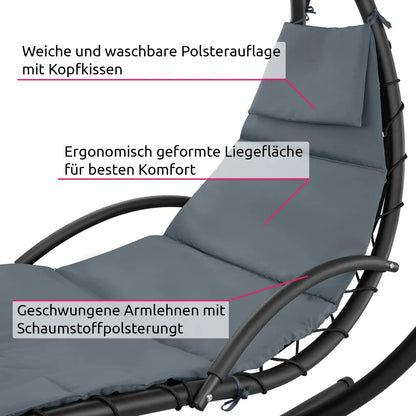  Tectake Hängeliege Maja - Grau