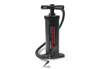  Intex Doppelhub Luftpumpe Double Quick IIIS 37cm 7/10/18mm Adapter