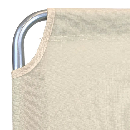  4 Stück Wohaga Campingstuhl 'Texel' Mit Armlehnen, Klappbar - Beige