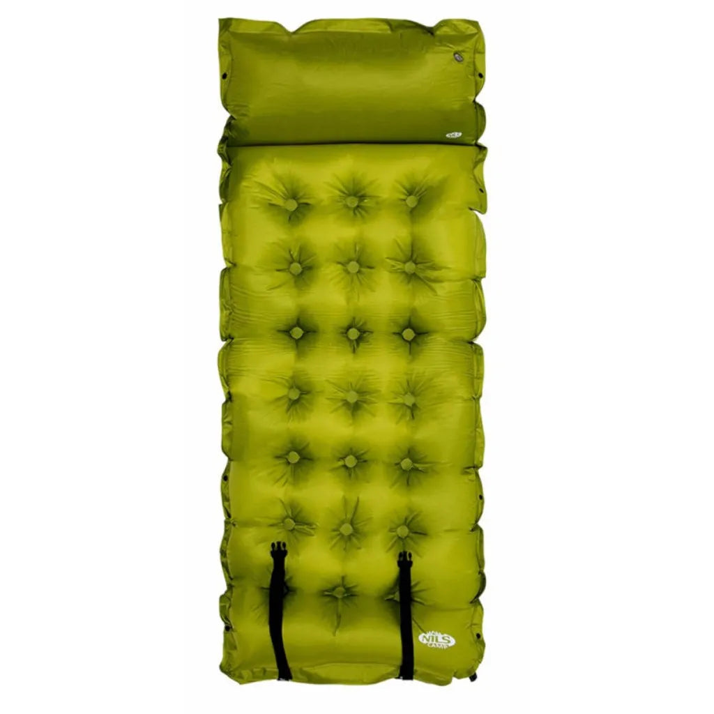  NILS CAMP - Selbstaufblasende Matratze – Luftmatratze Selbstaufblasend - Isomatte Selbstaufblasend – 190x63x3,5 Cm - Grün