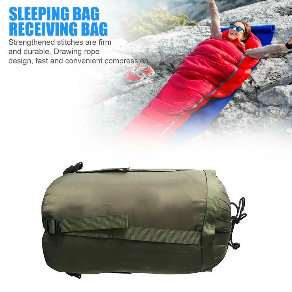  Melario Outdoor Deckenschlafsack Mumienschlafsack Schlafsack Winter Camping Zelt Grün