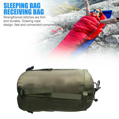  Melario Outdoor Deckenschlafsack Mumienschlafsack Schlafsack Winter Camping Zelt Grün
