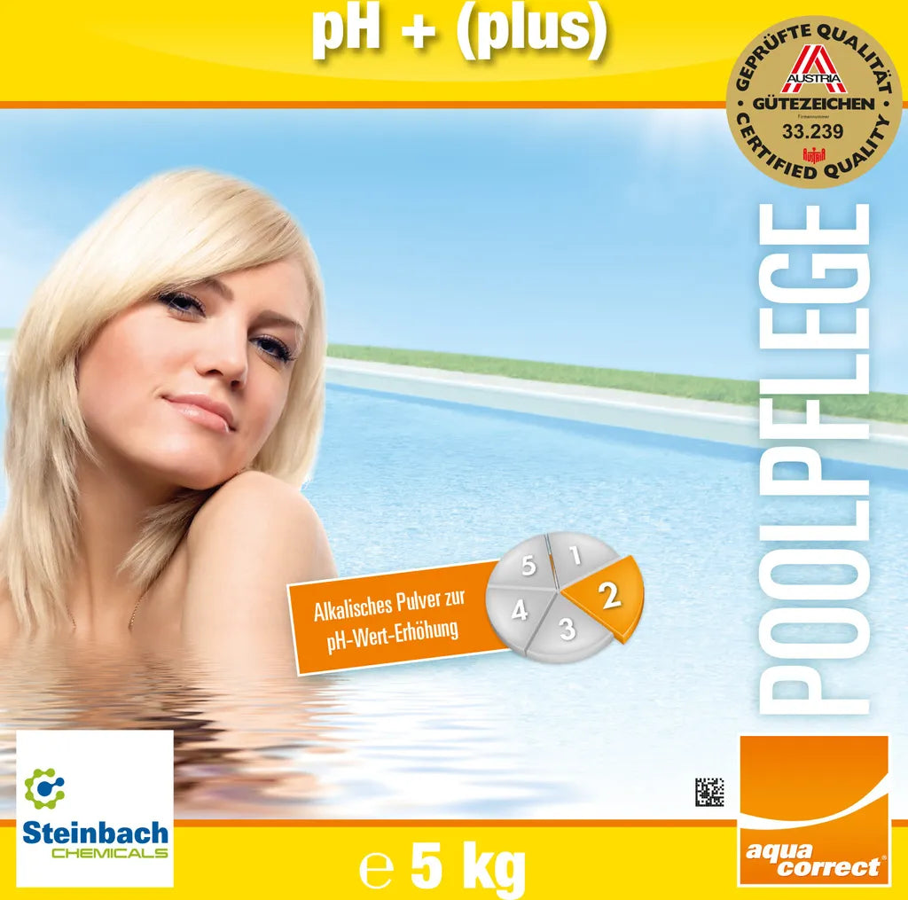  Steinbach Poolpflege PH-Plus Granulat 5 Kg, PH-Regulierung