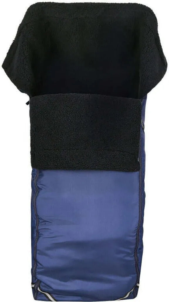  Kaiser Luxus Rollstuhl Schlupfsack WOLLPELZ Blau Mit Schafwolle Abgefüttert