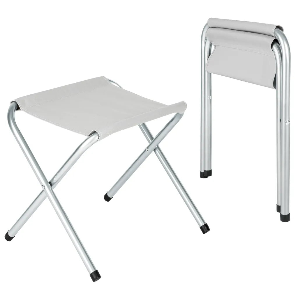  Tectake Koffertisch Mit 4 Hockern - Braun/weiß