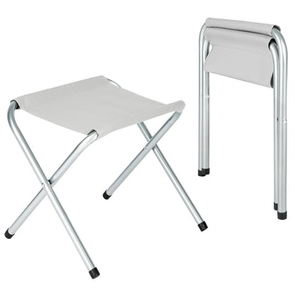  Tectake Koffertisch Mit 4 Hockern - Braun/weiß