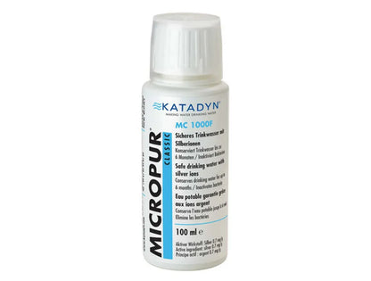  KATADYN Micropur Classic MC 1.000F - Trinkwasser Konservierung Silberionen - 100ml Flüssig - 1ml/10L