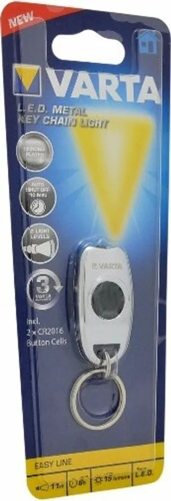  Varta LED Metal Key Chain BLI1 Inkl.2xCR2016