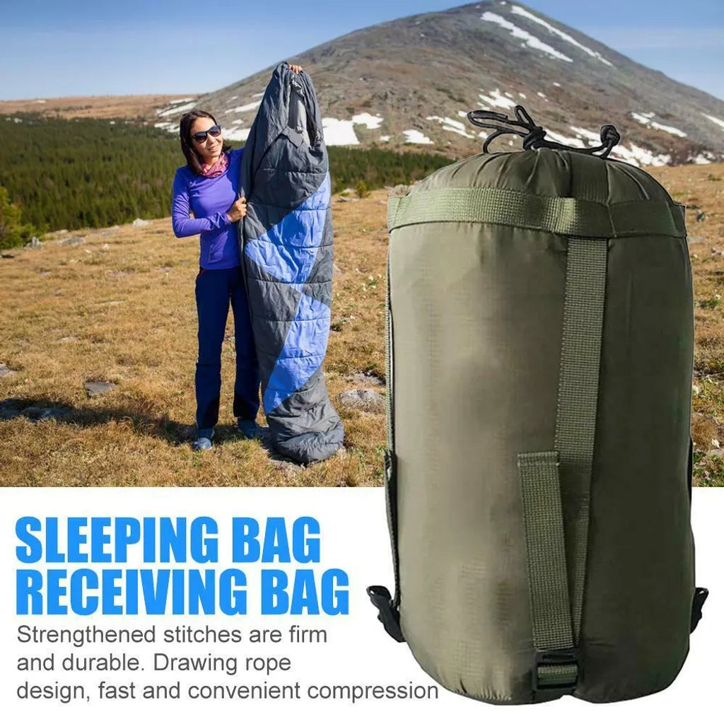  Melario Outdoor Deckenschlafsack Mumienschlafsack Schlafsack Winter Camping Zelt Grün