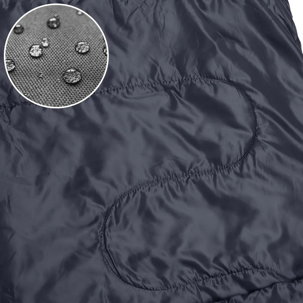  Monzana Schlafsack FRESHMAN Deckenschlafsack 190x75cm -6°C Sommerschlafsack Deckenschlafsack Campingschlafsack Wandern, Farbe:anthrazit