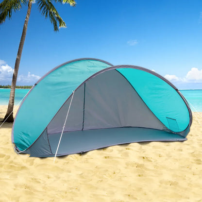  Pop Up Strandmuschel - L: 210cm X B: 110cm X H: 90cm - UV-Schutz 50+