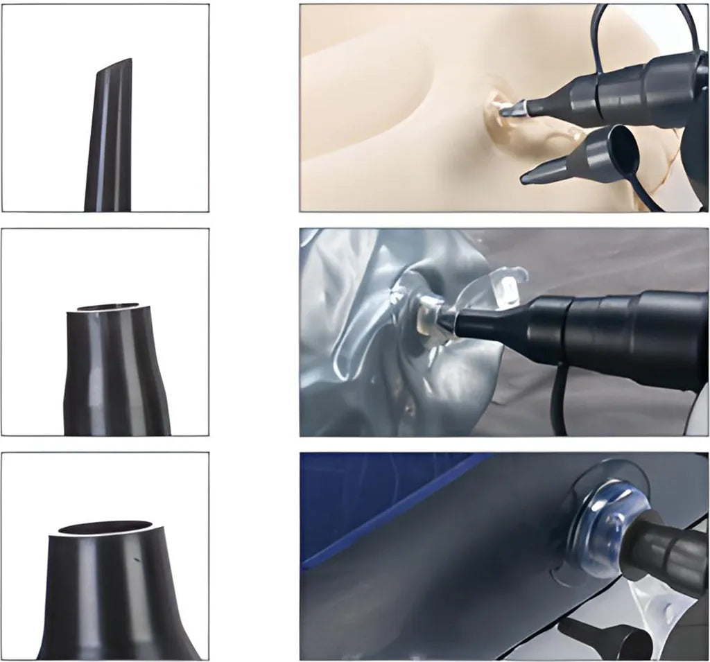  Elektrische Luftpumpe Luftmatratze 3 Luftdüse Tragbar Elektropumpe 2 In1 Inflate Deflate Kompressor Matratze Sofa Pool Schwimmring Camping 230V Retoo