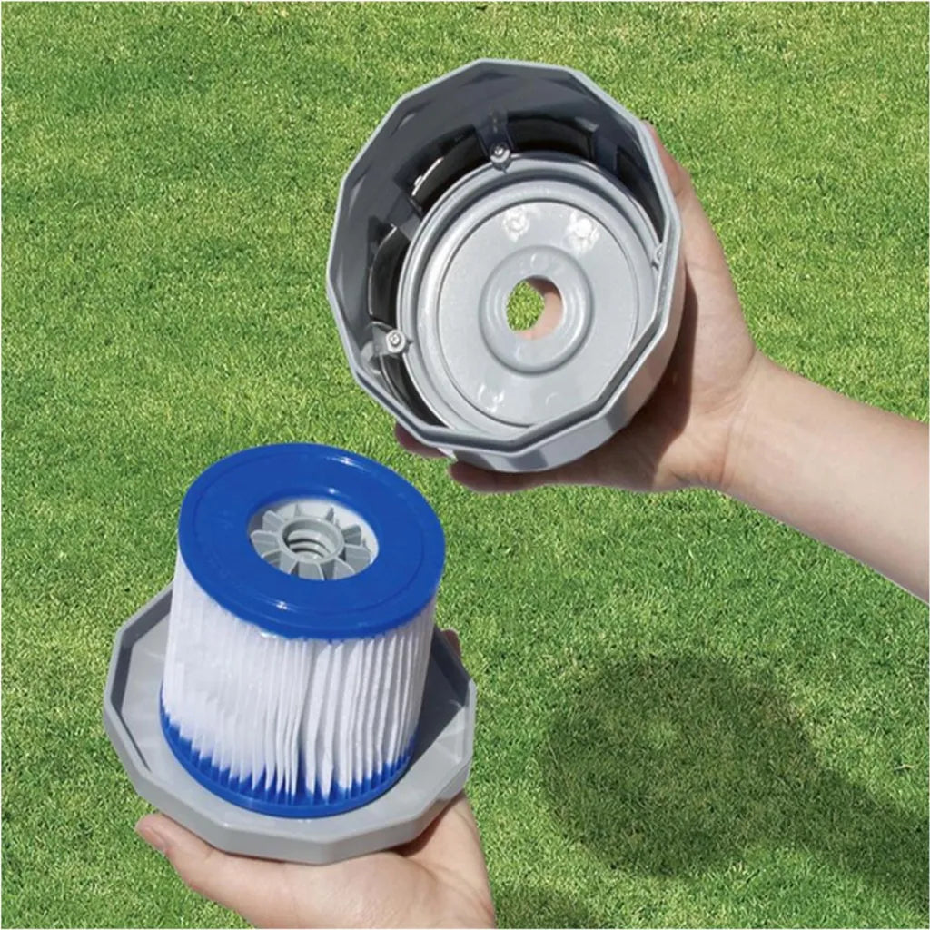  Bestway LAY-Z-SPA Xtras Filterkartusche Gr. VI 10,6 X 8,0 Cm, Doppelpack