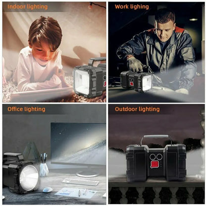  10W Tragbare Superhelle LED-Suchscheinwerfer Handscheinwerfer Taschenlampe Wiederaufladbar 17,5 * 10 * 10 Cm
