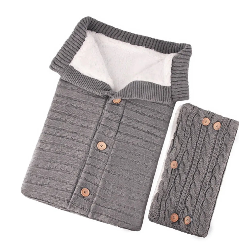  Baby Kinderwagen Winter Einschlagdecke Schlafsack+Armlehnenbezug Set Für Warme