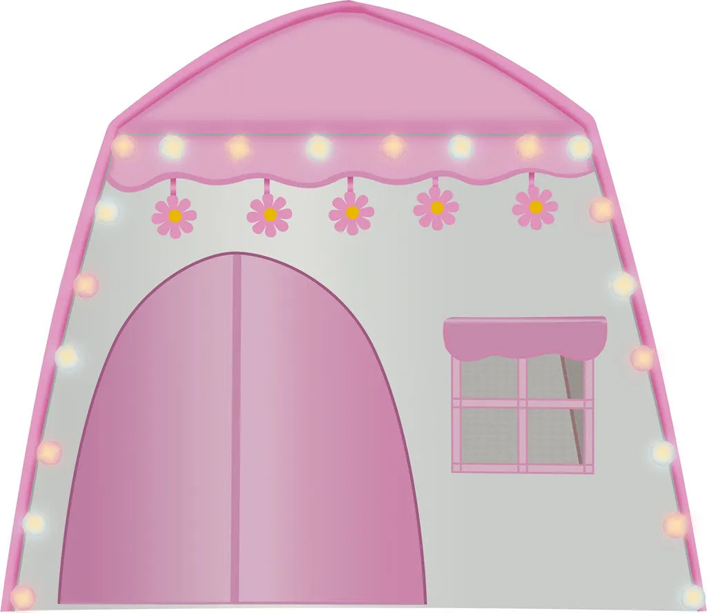 Kinderzelt Spielzelt Spielhaus Zelthaus Schloss Kinder LED-Lampen 17489