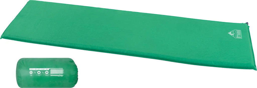  Bestway "Easy-Inflate Camp Mat" Selbstaufblasende Thermomatte, 180 X 50 X 2,5 Cm, Grün, 68058