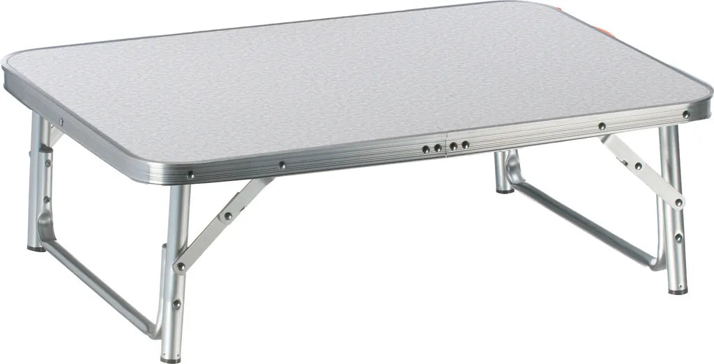  Camp Active Campingtisch - Klappar - Leicht - Höhenverstellbar Von 25 Bis 59CM - Tischplatte 75 X 55 CM - Aluminium/MDF - Weiß