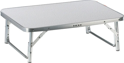  Camp Active Campingtisch - Klappar - Leicht - Höhenverstellbar Von 25 Bis 59CM - Tischplatte 75 X 55 CM - Aluminium/MDF - Weiß