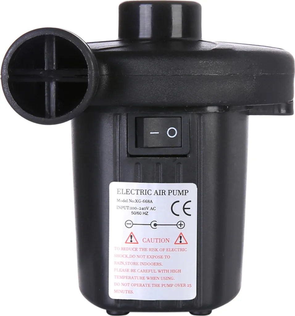  Elektrische Luftpumpe Luftmatratze 3 Luftdüse Tragbar Elektropumpe 2 In1 Inflate Deflate Kompressor Matratze Sofa Pool Schwimmring Camping 230V Retoo