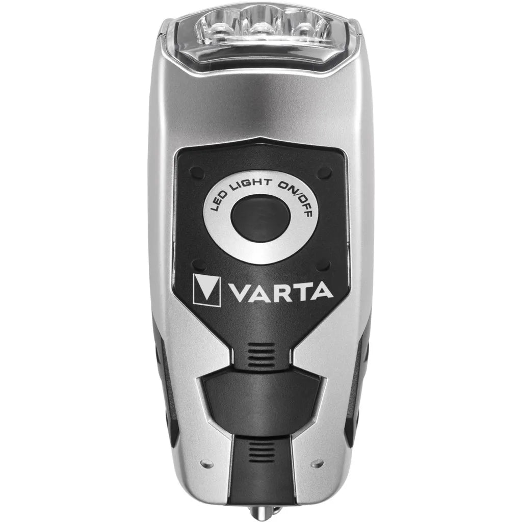  VARTA Taschenlampe "Dynamo Light LED" Spritzwassergeschützt