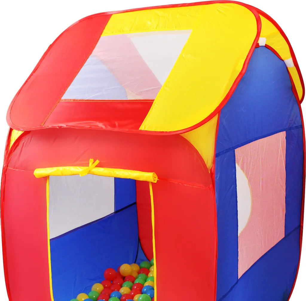  KIDUKU® Spielzelt + 200 Bälle + Tasche Kinderzelt Bällebad Haus Kinderspielzelt