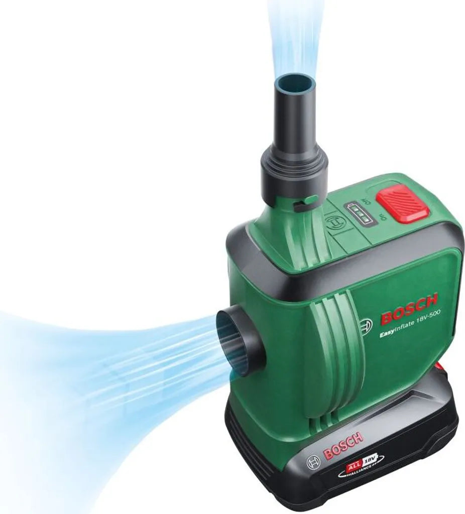 Bosch Volumenpumpe EasyInflate 18V-500 Inkl. Akku Und Ladegerät