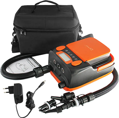  Wiederaufladbare Sup-Luftpumpe, 16 PSI 12 V Mit Akku, Stand-Up-Paddelbrett, Elektrische Pumpe, Inflator/Deflator, Tragbarer Luftkompressor Für Paddelboards, Boot, Kajak