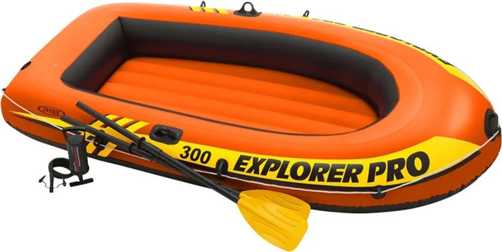  INTEX Explorer Pro 300 Set Aufblasbares Boot Mit Ruder Und Pumpe 58358NP