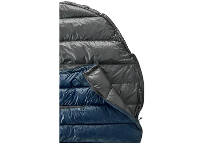  Nordisk Passion One Ultraleichter Daunenschlafsack RV Links, Farbe:navy/black, Größe:L